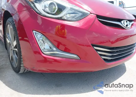 2016 Hyundai Elantra Limited z USA, uszkodzony, nr VIN 5NPDH4AE4GH656193